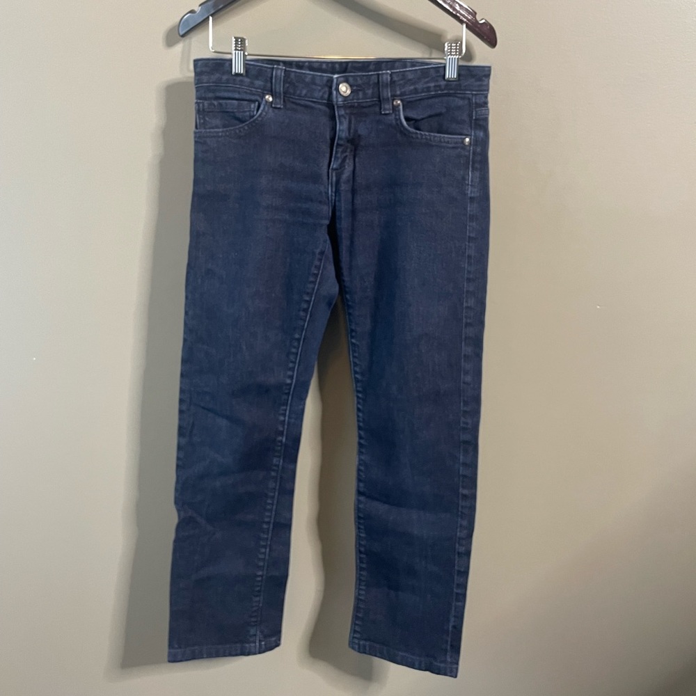 New Patagonia Organic Cotton Blue Jeans Ladies Denim Pants Straight Womens SZ 29
